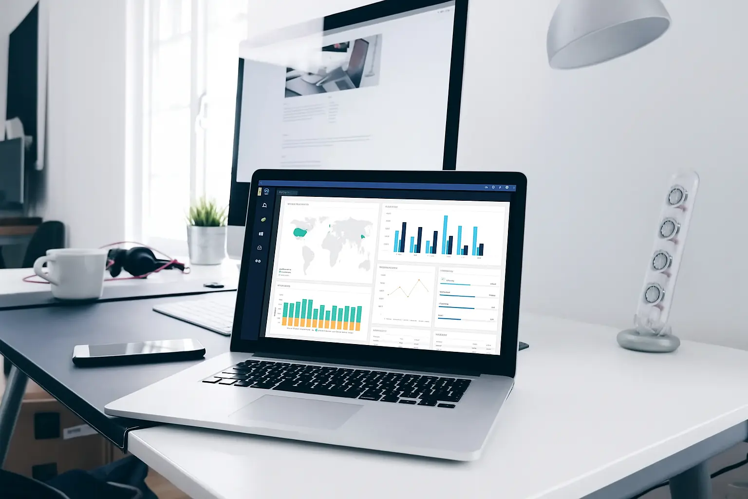Charts and dashboards turning data into insights