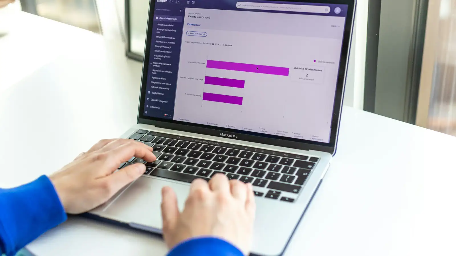 Ecommerce analytics dashboard showing KPIs and trends
