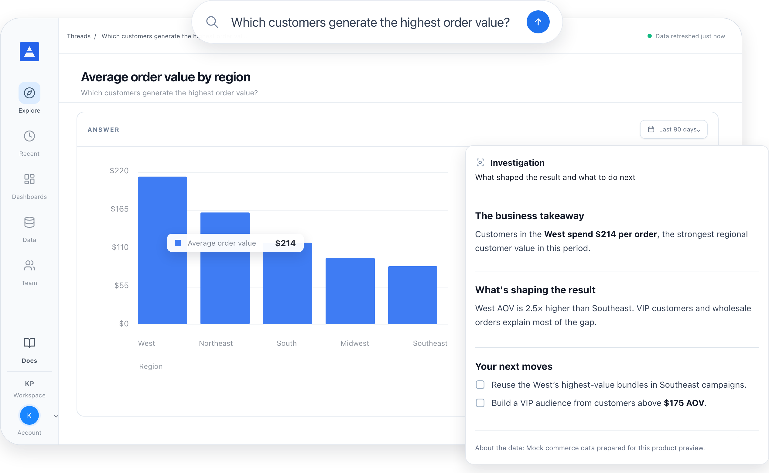 Daymark customer value analysis